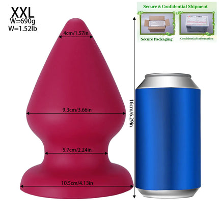 Small Fisting Butt Plug Training Dilator XXXL Huge Anal Plug Super Soft Anal Toys Suction Cup Big sex toy for men Women Buttplug