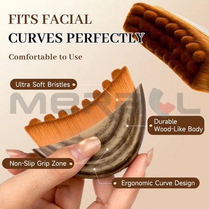 Lymphatic Contour Face Brush Lymphatic Drainage Reduce Puffiness Relief Fatigue Facial Massager Face Chin Skin Sculpting Tool
