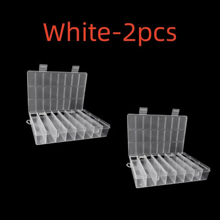 24-Grid Plastic Storage Box / Boîte Rangement 24 Cases