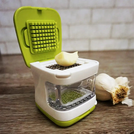 Multifunction Vegetable Dicer Garlic Presser Crusher Plastic Eco Friendly Ginger Slicer Mincer Chopper Kitchen Gadget for Salad