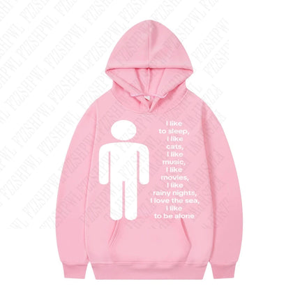 American y2k Harajuku street vintage trend autumn and winter, unique hip-hop punk print for both men and women, pullover hoodie