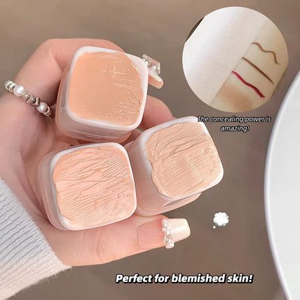 Moisturizing Natural Concealer Cream Covers Acne Marks Dark Circles Beige Tone Matte Brighten Face Gege Bear Concealer Makeup