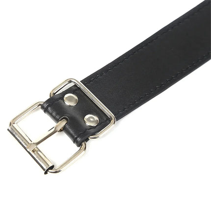 Leather Flirting Open Mouth Sexual Ring Gag BDSM Bondage Gear Roleplay Erotic Products Sex Toys for Women Couples Adults Games