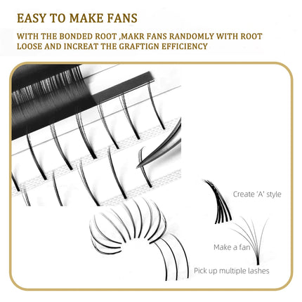 Domi Lash UJ UB UC UJ Curl Individual Lashes 0.05 0.07 False  Eyelash Extensions Upgrade Premium Soft Classic Natural Eyelashes