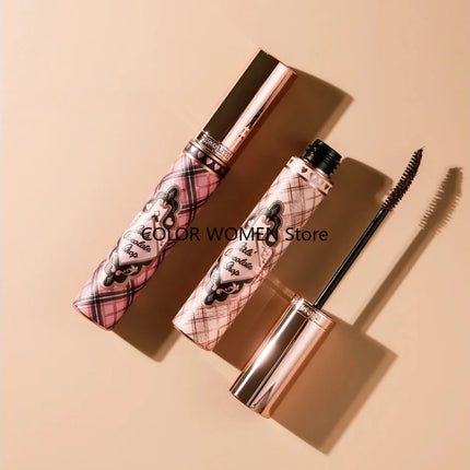 Flower Knows Chocolate Shop Mascara Black Brown Makeup With Fibre Brush Lengthening  Perfectly Defined Lashes 3.5ml