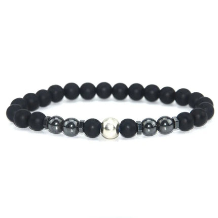Anti-Swelling Black Obsidian Anklet Bracelet Treatment  Adjustable Weight Loss Magnetic Therapy Magnet Anklet Bracelet Women Men