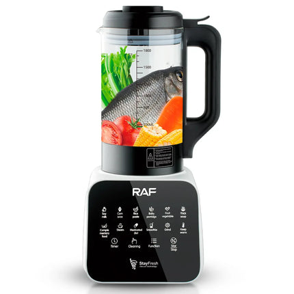 RAF EU Standard 1.8L Multifunctional Juicer Automatic Fruit & Vegetable Blender with Glass Cup Kitchen Appliance