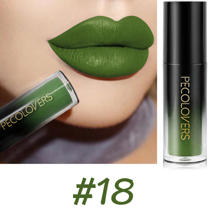 Velvet Matte Lipstick Sexy Red Lip Gloss Waterproof Long Lasting Easy Coloring Non-fading Non-stick Cup Liquid Lip Stick