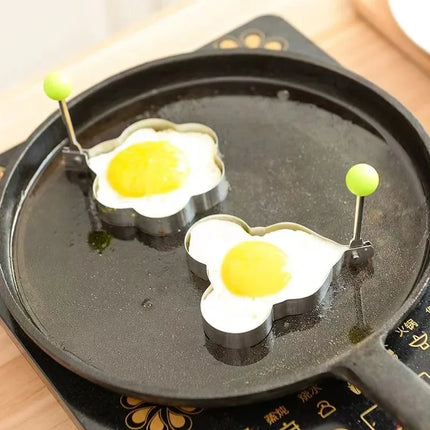 Premium Stainless Steel Heart-Shaped Fried Egg Mold-Ideal Omelette Ring & Must-Have Kitchen Accessory Gadget kitchen accessories