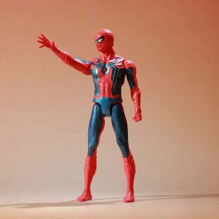 Marvel Spider Man Model Kit Anime Figures Avengers Collection Luminous Model Anime Action Figure Toys Boy Children Birthday Gift