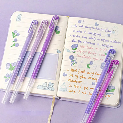 9-Colors Highlighter Set Watercolor Pen Scrapbook Marker Pen Drawing Painting Graffiti Colour Pen Art Stationery