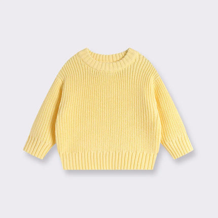 0-7T Toddler Kid Baby Boy Girl Winter Clothes Newborn Baby Sweater Infant Knit Pullover Top Casual Basic Top Knitwear Outfit