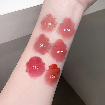 Gege Bear Water Light Lip Llaze Set Mirror Lipstick Lip Gloss, Hydrating Moisturizing, Long Lasting, Gift for Lover
