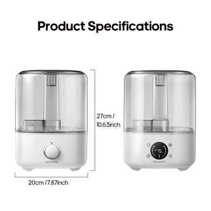 5L Air Humidifier Professional Large Capacity Home Air Humidifiers Ultrasonic Water Mist Diffuser Kinscoter Brand