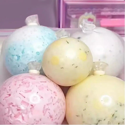 Diy Handmade Ball Stress Ball Making Kit Texture Handcrafted Anxiety Toys Relief Pack Pinch Fidget The Material Party R4z6