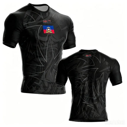 2026 New Haiti Football T-Shirt, Sports Casual Haitian Jersey, Flag Printed Short Sleeve for Men & Women, Ideal Gift