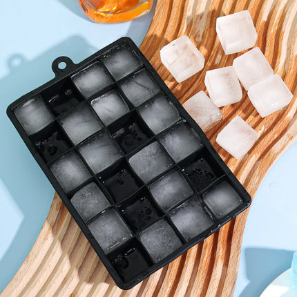 Silicone Ice Cube Mold Reusable Square Ice Cube Molds with Lid Whiskey Cocktail Freezer DIY Ice Maker Barware Kitchen Gadgets
