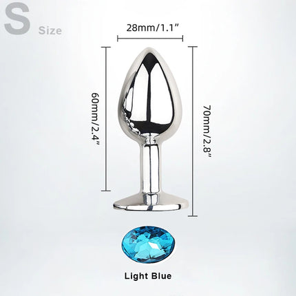 Sex Shop 5 Sizes Metal Butt Plug Fetish Fox Tail Intimate Toys Bdsm Anal Extender Dilator Products Erotic Games Goods For Adults