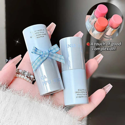 Smooth Blush Stick Expansive Color Natural Long Lasting Matte Makeup Monochrome Creamy Rouge Face Lip Makeup Stick
