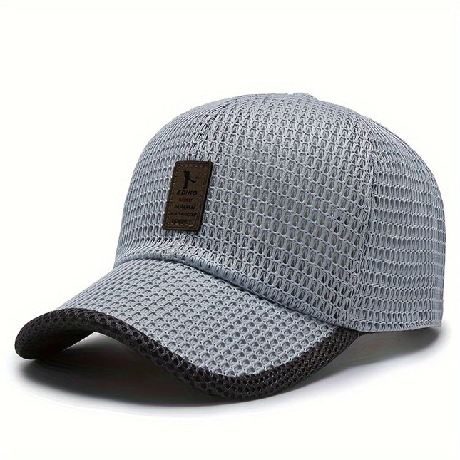 1 Fashionable and Breathable Baseball Cap for Couples, Quick-Drying Mesh Outdoor Sports Golf Sun Hat