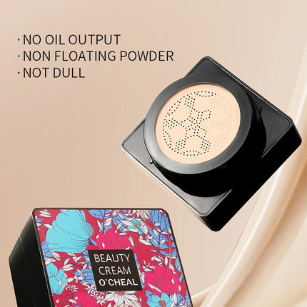 CC Cream 20g Mushroom Head Air Cushion Powder Puff Moisturizing Brightening Foundation Concealer BB Cream Base Makeup Cosmetics