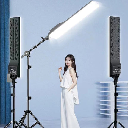 Big Size Fill Lamp Light Photo Studio LED Video Panel Photography Lighting With Tripod Stand Long Arm EU Plug For Live Stream