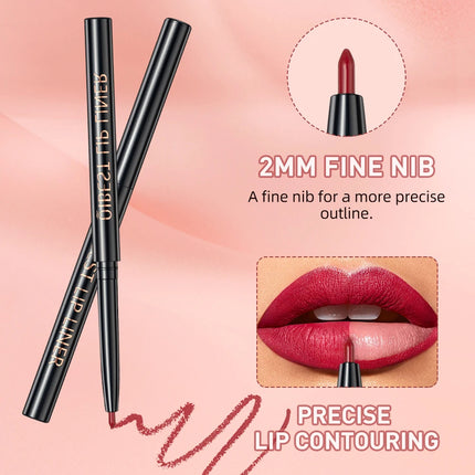 3pcs Matte Liquid Lipstick+Lip Liner Set Lip Glaze Makeup Nude Black Red Velvet Lip Gloss Long Lasting Lip Tint Cosmetics Kits