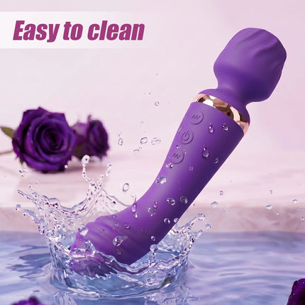Vibrating AV Wand for Women G-Spot Clit Vagina Stimulator Nipples Breast Massager Female Vibrator Masturbator Sex Toy for Women