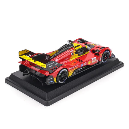Bburago 1:24  2024 Ferrari 499P LMH FORMULA RACING 250GTO FXXK 458 Alloy Luxury Vehicle Diecast Cars Model Toy Collection Gift