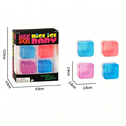 Schylling Needoh Nice Cube Sensory Toys Stress Relieving Blocks Pinching Relieving Puzzle Solving Venting Children Souvenir@!!!