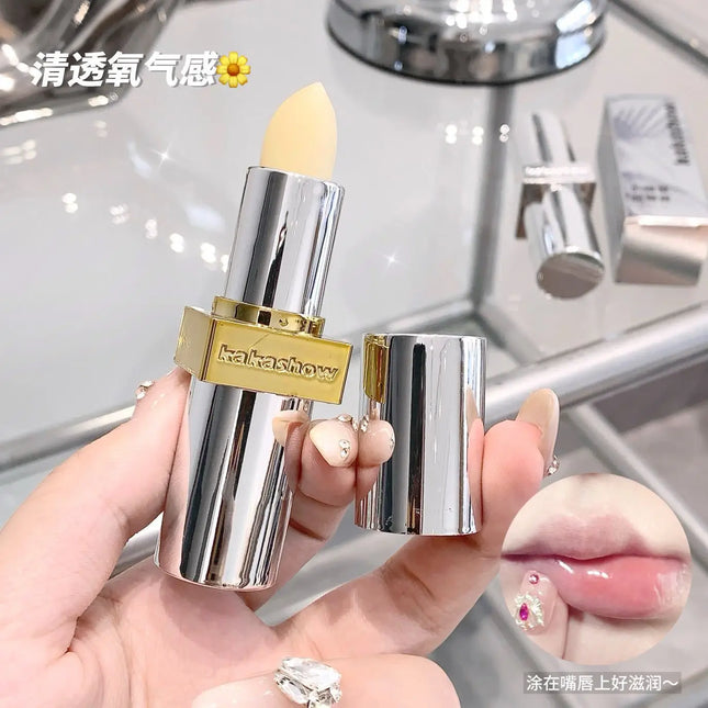 Kakashow Temperature Color Change Lip Balm Hydrating Moisturizing Fade Lip Lines Anti-Cracking Lip Care