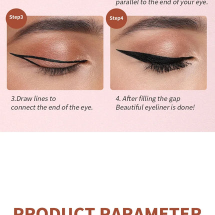 Matte Black Waterproof Liquid Eyeliner Pencil Sweatproof Quick Dry Easy To Wear High Pigment Brown Eye Liner Pen Eye Makeup Tool