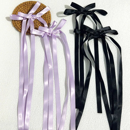 Fashion Bow Ribbon Hair Clips For Women Girls Lace Hairpins Barrettes Set Korean Bow Clips Party Hair Accessories Headwear Gifts