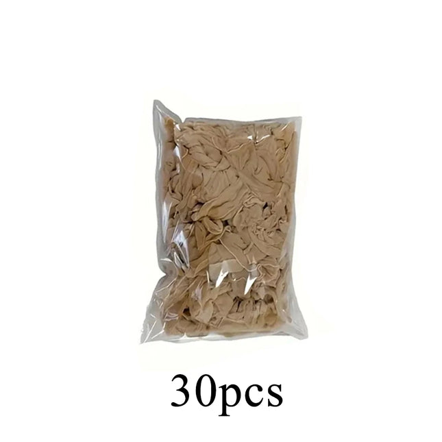 100Pcs HD Wig Caps High Quality Transparent HD Hair Nets Weave Nylon Stretchy Lace Front Wig Cap for Women Men Light Brown