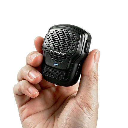 TIDRADIO Q2L Wearable Speaker Mic Clip-On Magnetic Wireless PTT AI Noise Reduction App Global Push To Talk Work Outdoor Teams