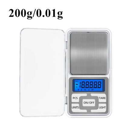 3Kg/500G 0.01g Digital Kitchen Scale Precision Scales Jewelry Weighing For Food Diet Postal Balance Measuring LCD Electronic