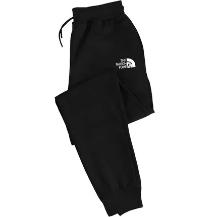 Men'S Casual Joggers with Elastic Drawstring Waist & Cuffed Ankles - 100% Polyester Knit, Loose Fit Print Athletic Pants for Gym