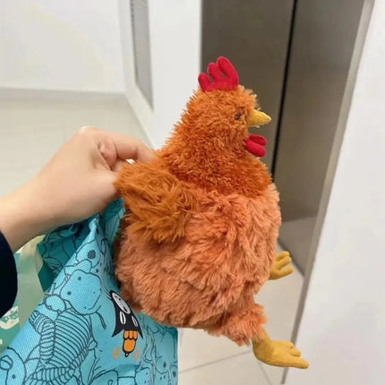 New Simulation Hen & Rooster Plush Doll Soft Stuffed Animal Toy Creative Kids Gift for Children