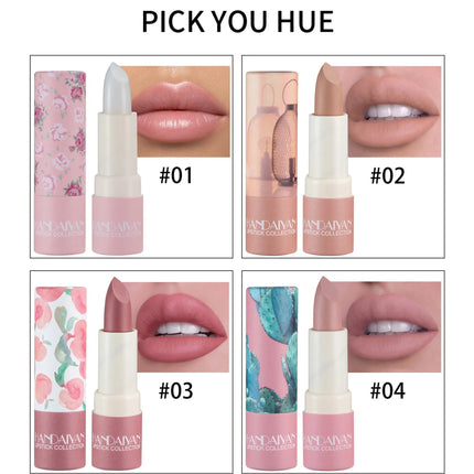 8 Colors Velvet Finish Lipstick Waterproof Long Lasting Moisturizing Non Stick Cup Nude Pink Red Lip Makeup Cosmetics