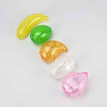 Male Masturbator Glans Exercise Sucking Pocket Pussy Transparent 9cm Masturbation Cup Penile Massager Sex Toys for Men Blowjob