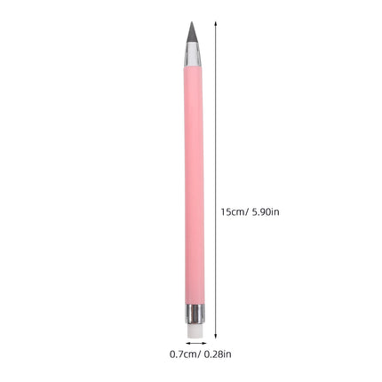 10pcs Inkless Pencil Eternal Non Sharpening Drawing Sketch Eraser Reusable Teens Pencil Art Student Teacher Premium Wooden Lead