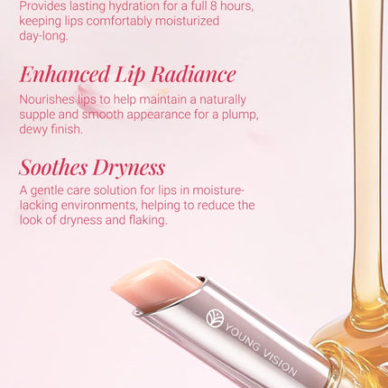 6 Colors Crystal Glossy Lipstick - Moisturizing Tinted Lip Balm,  Shimmer, Transparent Tube, Long-Lasting Hydration,
