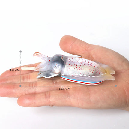 Simulation Marine Mollusc Plastic Model Figures Nautilus Ammonite Squid Octopus Figurine Sealife Animal Educational Toy For Kids
