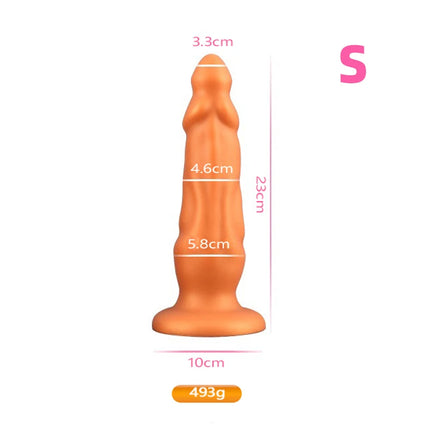 Huge Dildo Anal Plug Anal Dilation S-L Sex Toys Prostate Massage for Men Butt G-point Stimulation Anal Penetration Two Colors 18