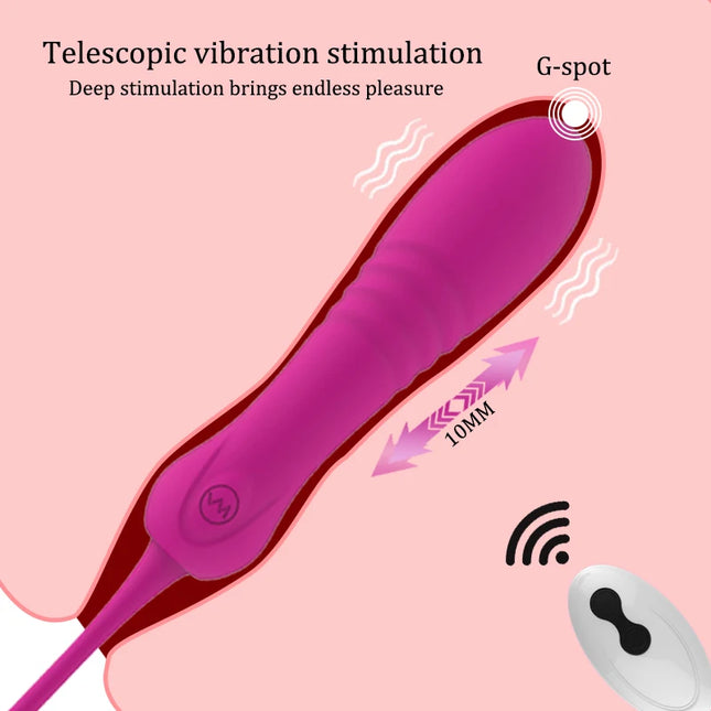 Remote Control Vibrator For Women G Spot Clitoris Stimulator Panty Vibrating Eggs Wearable Love Egg Massager Sex Toy For Adult