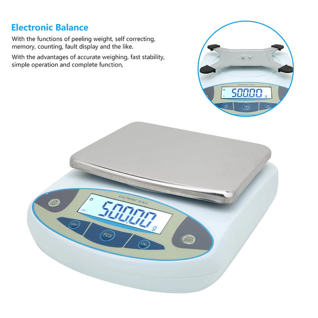 5000g 0.01g Digital Precision Scale Weighing Electronic Balance Jewelry Scale Digital Precision Scale