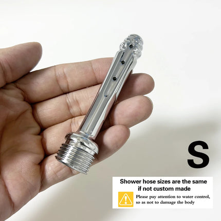 1Pcs, ABS anal vaginal douche, Conversion head for outdoor use, butt flush, multi-function enema, plug-in shower, sex toys