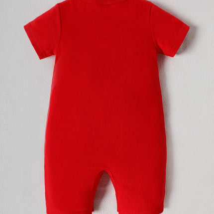Boys Dnd Girls Summer Baby Letters Printed Short-Sleeved Comfortable Onesies