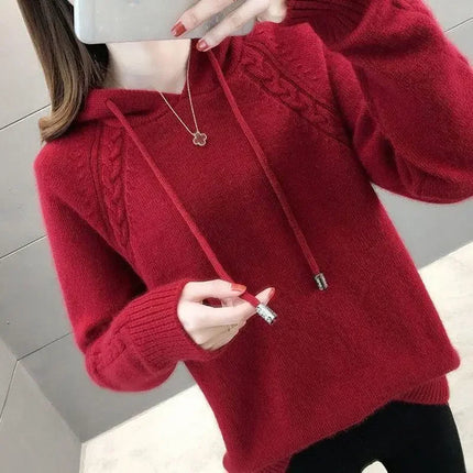 Plain Baggy Hoodies Sweatshirt for Women Korean Popular Clothes Basic Long Sleeve Cheap New in Nice Color Kpop Woman Hooded Tops