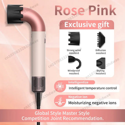 200 Million Anion Blow Dryer Professinal Leafless Hair Dryer Negative Lon Hair Care Quick Home Powerful Hairdryer Constant HD18